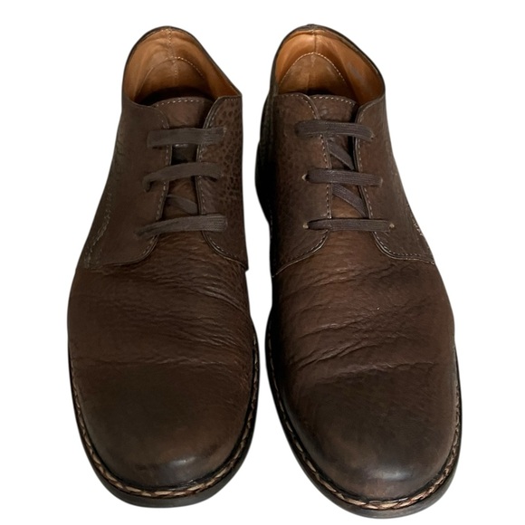 John Varvatos Brown Ankle Chukka Boot Pebble Calfskin Leather Size 11.5 main image 14